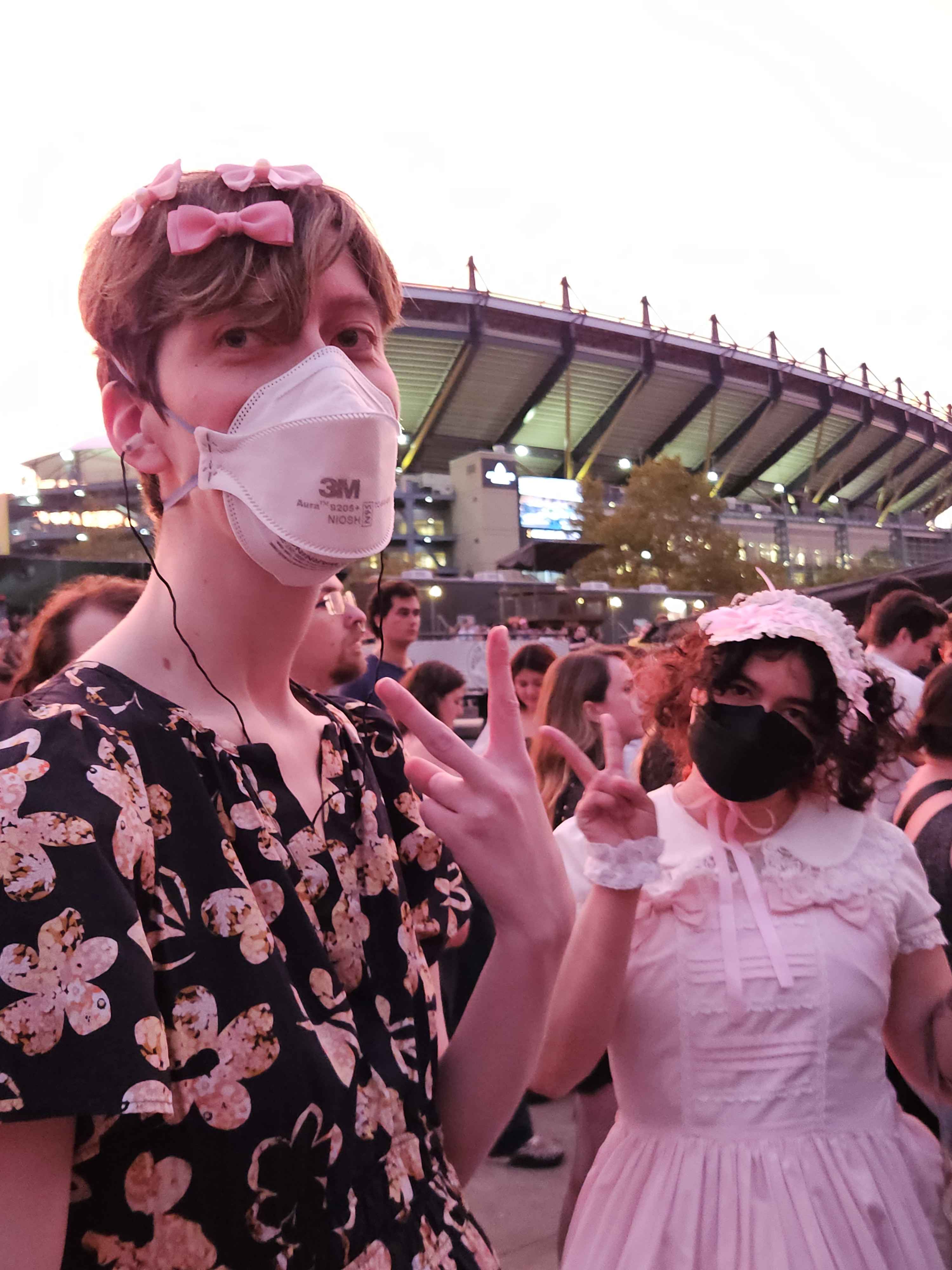 Angel and I at the concert.